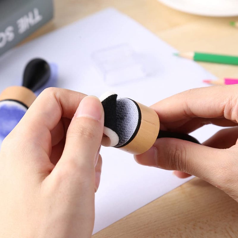 أدوات مزج وخلط أحبار CYFUN DESIGN، عبوات إسفنجية صغيرة بديلة ومجموعات أغطية لمشاريع سكرابوكينغ، وحرف الورق، وأدوات طلاء الحبر للبطاقات. - Image 5